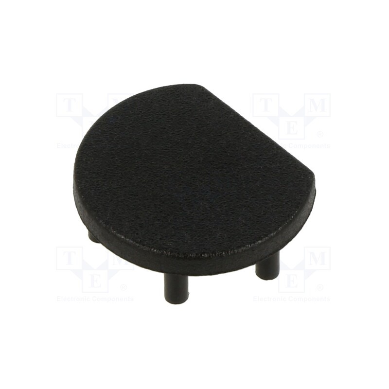 1 pcg x TOPMET - F7009902 - Cap for LED profiles, black, 20pcs, ABS, PEN12