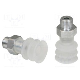 1 pcs x SCHMALZ-FSG-18-SI-55-G1/8-AG - Suction cup, 18mm, G1/8-AG, Shore hardness: 55, 1.35cm3, FSG