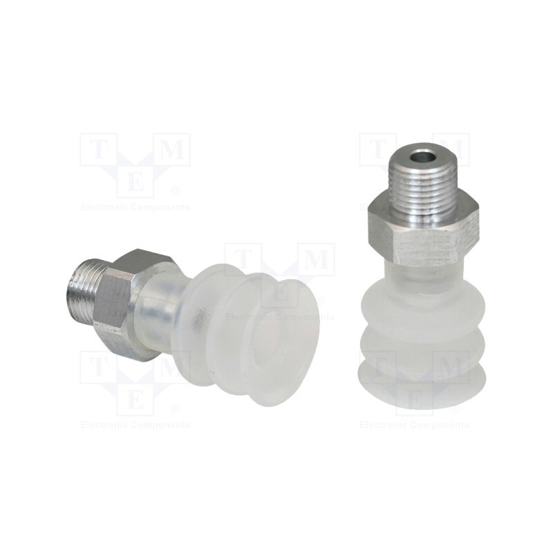 1 pcs x SCHMALZ-FSG-18-SI-55-G1/8-AG - Suction cup, 18mm, G1/8-AG, Shore hardness: 55, 1.35cm3, FSG
