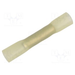 5 pcs x NICHIFU - SB 2218 - Tip: butt splice, in heat-shrinkable insulation, brass, tinned