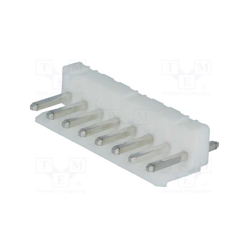 5 pcs x NINIGI - NS39-W8P - Socket, wire-board, male, NS39, 3.96mm, PIN: 8, THT, 250V, 7A, tinned