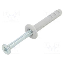 1 pcg x FISCHER - 50338 - Plastic anchor, with screw, 5x30, zinc-plated steel, N, 100pcs.