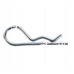 Galvanized cotter pin, diameter 4 mm, length 75 mm up to