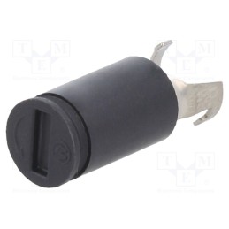 1 pcs x LITTELFUSE - 85500001009 - Fuse holder, 5x20mm, on panel, black, UL94V-0, Cutout: Ø8.3mm, 855