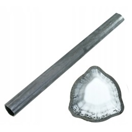 External triangular pipe 52x3mm, length 65 9cm d