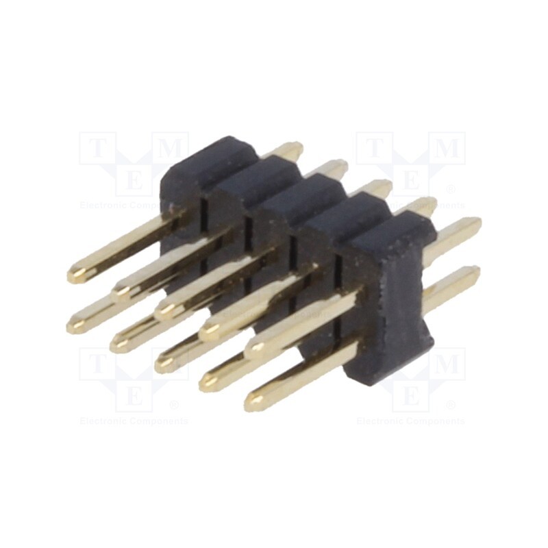 5 pcs x CONNFLY - DS1031-06-2*5P8BV41-3A - Pin header, pin strips, male, PIN: 10, straight, 1.27mm, THT, 2x5