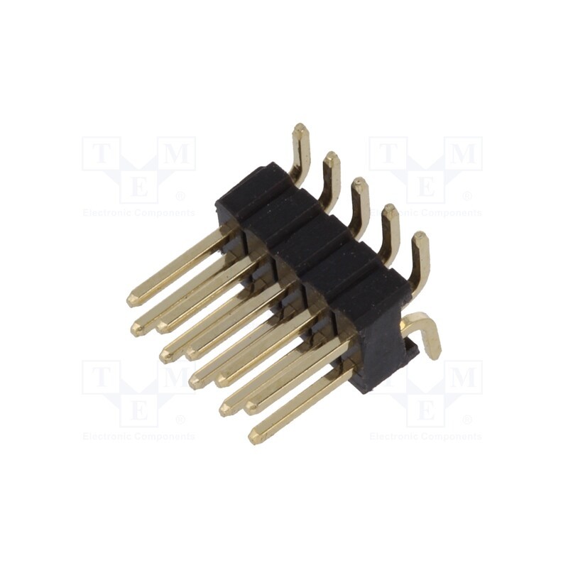 5 pcs x CONNFLY - DS1031-08-2*5P8BS41-3A - Pin header, pin strips, male, PIN: 10, vertical, 1.27mm, SMT, 2x5
