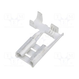 5 pcs x TE Connectivity - 180430-2 - Terminal: flat, 6.3mm, 0.8mm, female, 0.5÷1.5mm2, crimped, tinned