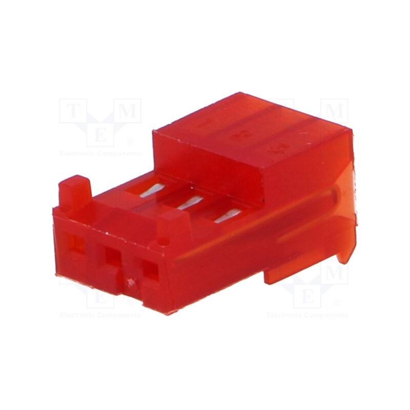 5 pcs x TE Connectivity - 3-643813-3 - Plug, wire-board, female, PIN: 3, polarized, 2.54mm, IDC, for cable