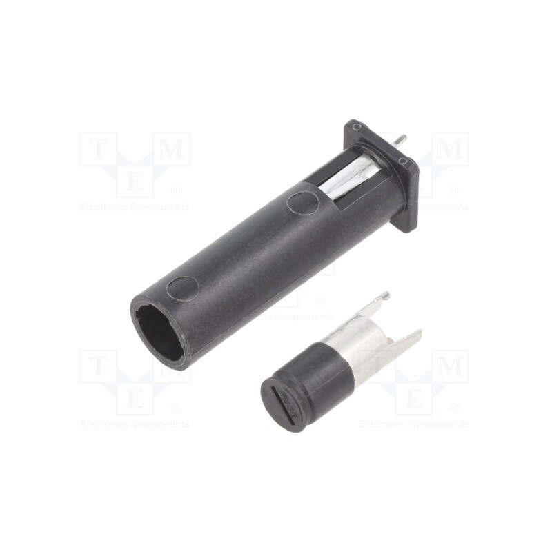 1 pcs x EATON/BUSSMANN - BK-HBW-I-R - Fuse holder, THT, 6.3x32mm, -40÷85°C, 16A, Mat: thermoplastic, 5mΩ