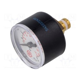 1 pcs x PNEUMAT-110.48-KD - Manometer, 0÷25bar, 40mm, non-aggressive liquids,inert gases