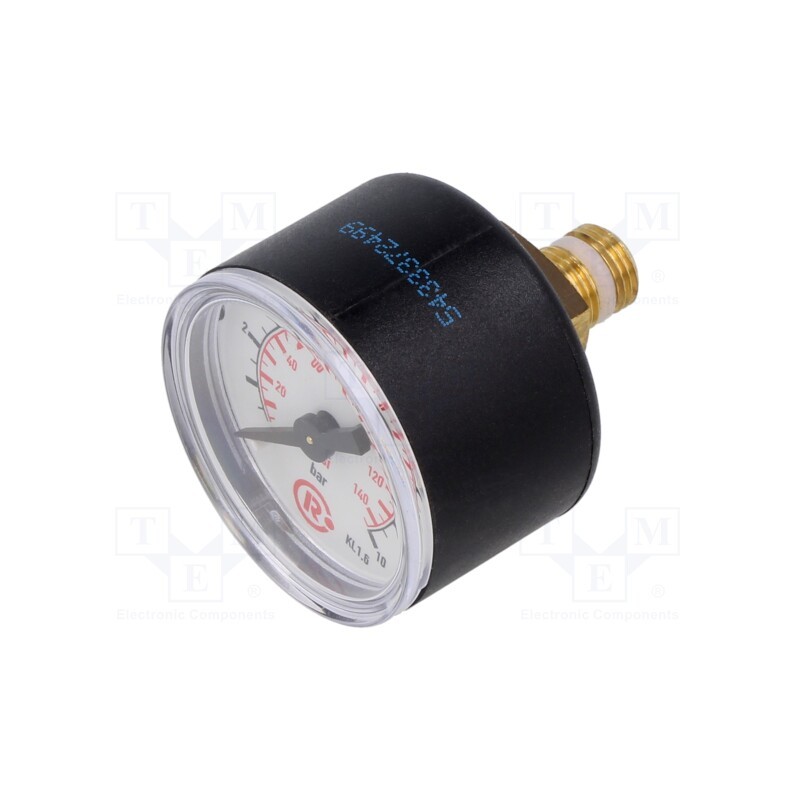1 pcs x PNEUMAT-110.48-KD - Manometer, 0÷25bar, 40mm, non-aggressive liquids,inert gases