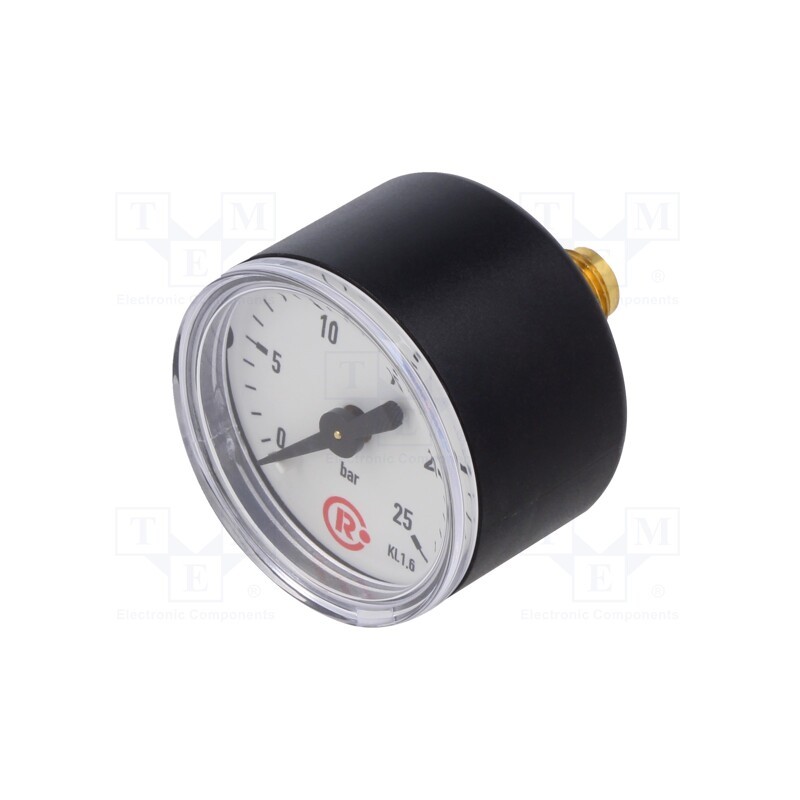 1 pcs x PNEUMAT-110.48-K - Manometer, 0÷25bar, 40mm, non-aggressive liquids,inert gases