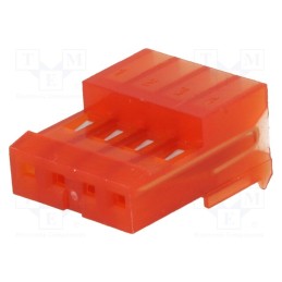 5 pcs x TE Connectivity - 3-640440-4 - Plug, wire-board, female, PIN: 4, 2.54mm, IDC, for cable, MTA-100