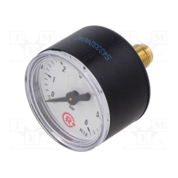 1 pcs x PNEUMAT-110.45-K - Manometer, 0÷6bar, 40mm, non-aggressive liquids,inert gases