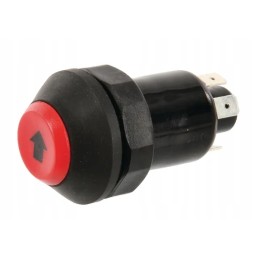 Up down button switch round red
