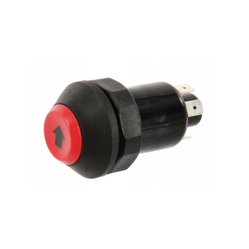 Up down button switch round red