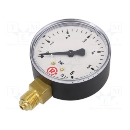 1 pcs x PNEUMAT-110.44-K - Manometer, 0÷4bar, 40mm, non-aggressive liquids,inert gases