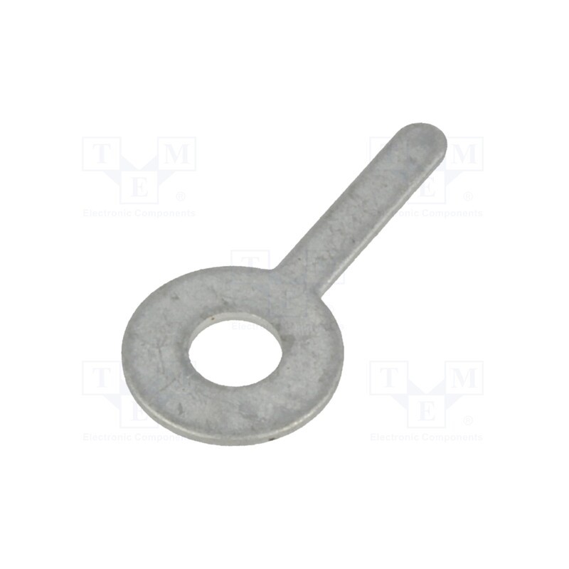 5 pcs x KEYSTONE - 4000 - Tip: solder lug ring, 0.5mm, M3, Ø: 3.3mm, THT, screw, brass, tinned