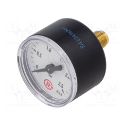 1 pcs x PNEUMAT-110.43-K - Manometer, 0÷2.5bar, 40mm, non-aggressive liquids,inert gases