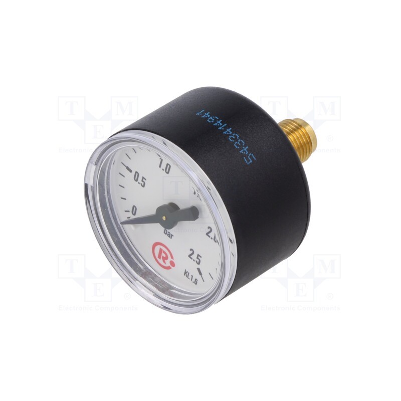 1 pcs x PNEUMAT-110.43-K - Manometer, 0÷2.5bar, 40mm, non-aggressive liquids,inert gases