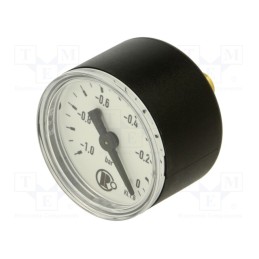1 pcs x PNEUMAT-110.41-K - Vacuum gauge, -1÷0bar, 40mm, non-aggressive liquids,inert gases
