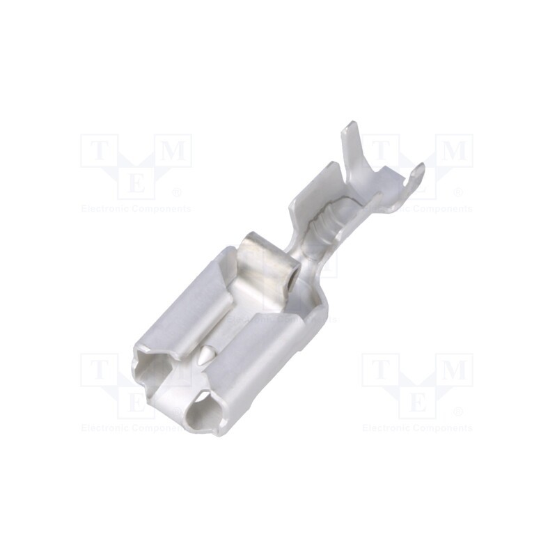 5 pcs x TE Connectivity - 160831-3 - Terminal: flat, 6.3mm, 0.8mm, female, 1÷2.5mm2, crimped, for cable