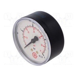 1 pcs x PNEUMAT-215-KD - Manometer, 0÷4bar, 63mm, non-aggressive liquids,inert gases
