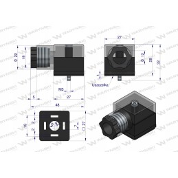 Electric plug 12v 24v for ele warynski coils