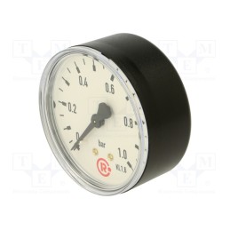 1 pcs x PNEUMAT-212-K - Manometer, 0÷1bar, 63mm, non-aggressive liquids,inert gases