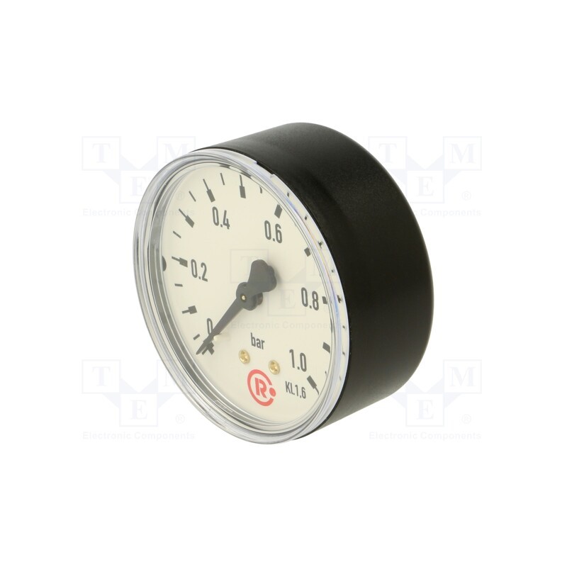 1 pcs x PNEUMAT-212-K - Manometer, 0÷1bar, 63mm, non-aggressive liquids,inert gases