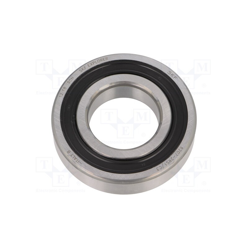 1 pcs x SKF - 6207-2RS1/C3 SKF - Bearing: single row deep groove ball, Øint: 35mm, Øout: 72mm