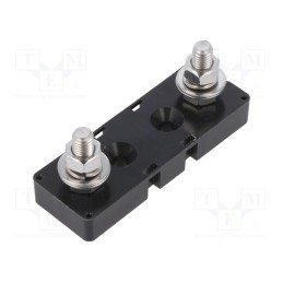 1 pcs x OPTIFUSE - BLC-09-GT - Fuse holder, 80.6x22.1x8.3mm, 200A, screw, Leads: M8 screws