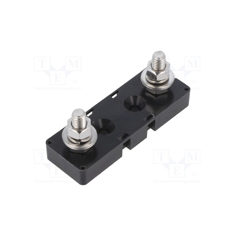 1 pcs x OPTIFUSE - BLC-09-GT - Fuse holder, 80.6x22.1x8.3mm, 200A, screw, Leads: M8 screws