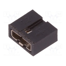 5 pcs x Amphenol Communications Solutions - 86730-301LF - Jumper, pin strips, Minitek, female, PIN: 2, straight, 2mm, 1x2, FCI