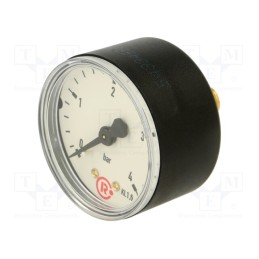 1 pcs x PNEUMAT-204-K - Manometer, 0÷4bar, 50mm, non-aggressive liquids,inert gases