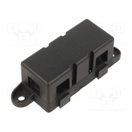 1 pcs x OPTIFUSE - BLC-07B - Fuse holder with cover, 500A, screw, Leads: M8 screws, 32V