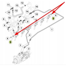 6005028730 lock clasp for the injection pipe cover