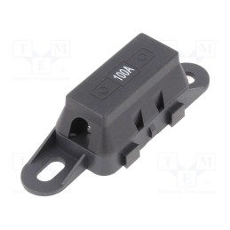 1 pcs x OPTIFUSE - BLC-06B - Fuse holder with cover, 42x12x8.2mm, 100A, screw, 32V