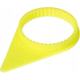 Wheel nut setting indicator with dusti cover