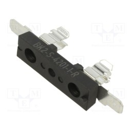 1 pcs x EATON/BUSSMANN - BK2-S-4201-1-R - Fuse holder, cylindrical fuses, 6.3x32mm, 25A, on panel, black