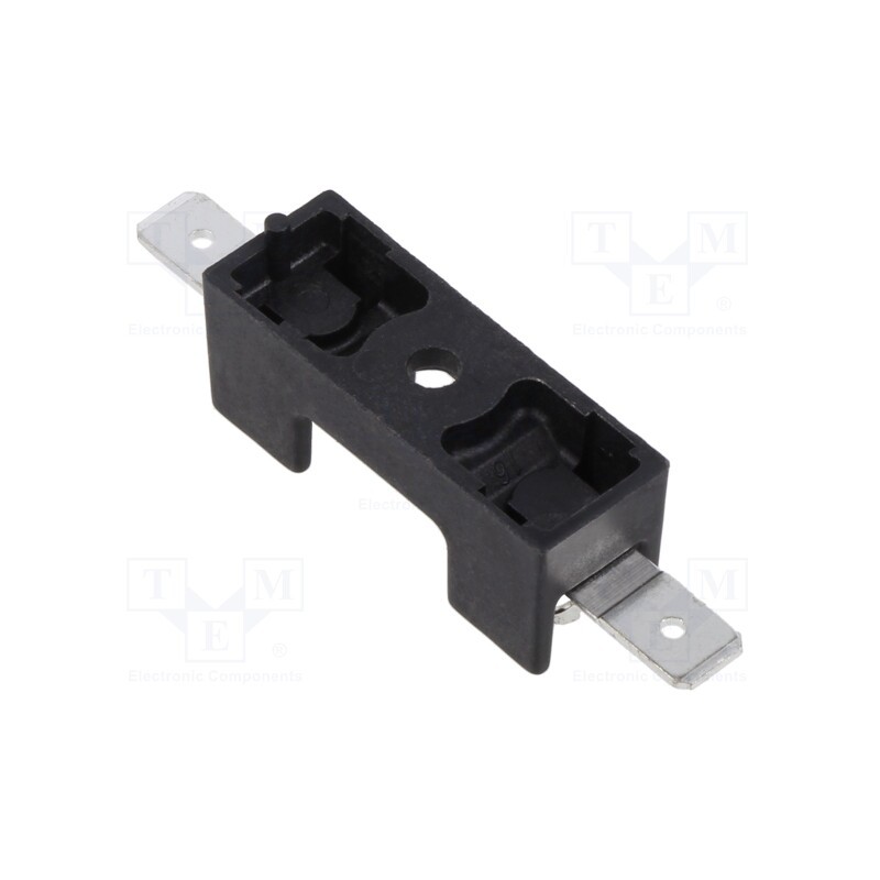 1 pcs x EATON/BUSSMANN - BK-S-8201-1-R - Fuse holder, cylindrical fuses, 6.3x32mm, on panel, 30A, 300VAC