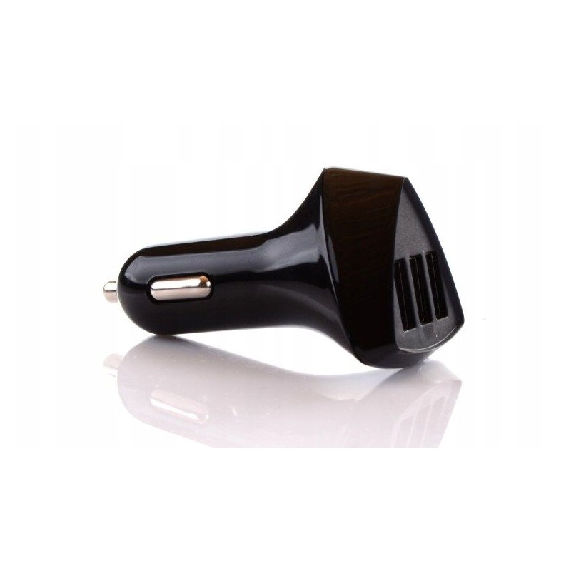 USB car charger 3 sockets DC 5V 4 2A