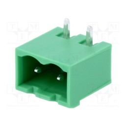 5 pcs x PHOENIX CONTACT - 1757242 - Pluggable terminal block, 5.08mm, ways: 2, angled 90°, socket