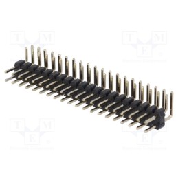 5 pcs x CONNFLY - DS1025-06-2*20P8BR1-B - Pin header, pin strips, male, PIN: 40, angled 90°, 2mm, THT, 2x20