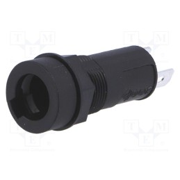 1 pcs x LITTELFUSE - 82000000005 - Fuse holder, cylindrical fuses, 5x20mm, 6.3A, 250V, on panel