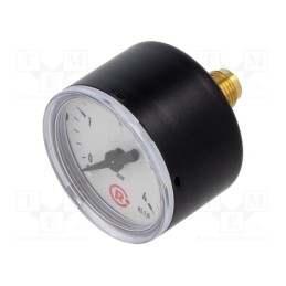 1 pcs x PNEUMAT-110.44 - Manometer, 0÷4bar, 40mm, non-aggressive liquids,inert gases