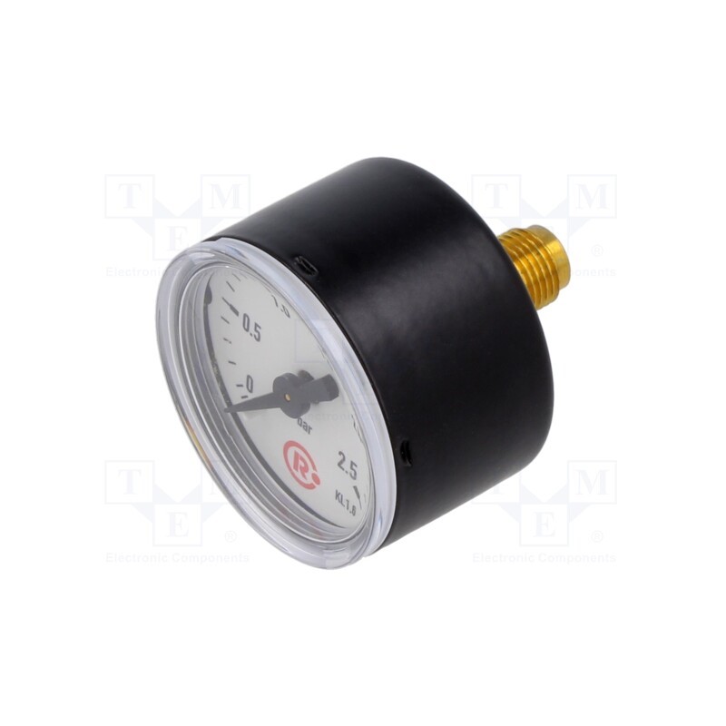 1 pcs x PNEUMAT-110.43 - Manometer, 0÷2.5bar, 40mm, non-aggressive liquids,inert gases