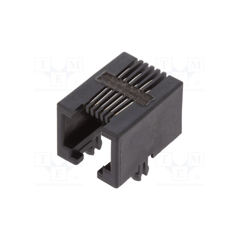5 pcs x Amphenol Communications Solutions - 54601-906WPLF - Socket, RJ12, PIN: 6, Cat: 3, unshielded, gold-plated, Layout: 6p6c