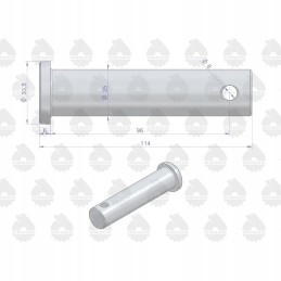 Telescope mounting pin C 385 original Ursus